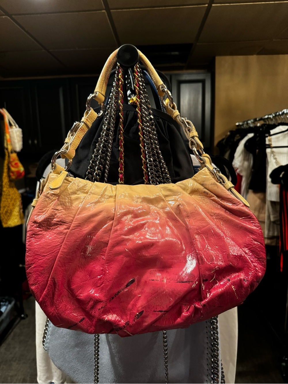 Prada Ombre Leather Shoulder Bag - Picture 3 of 5